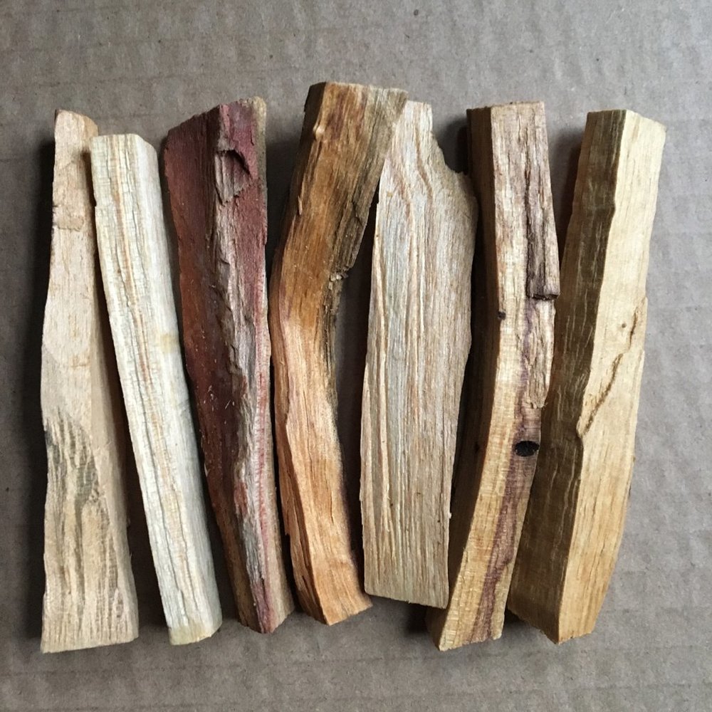 7 Palo Santo smudge stick incense